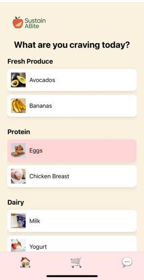 SustainABite – screenshot 3