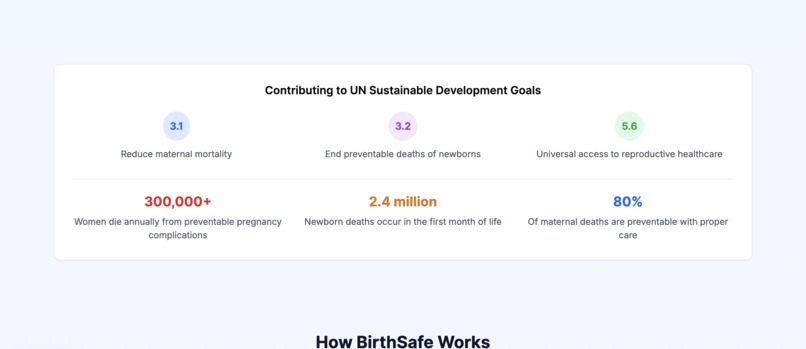 BirthSafe – screenshot 2