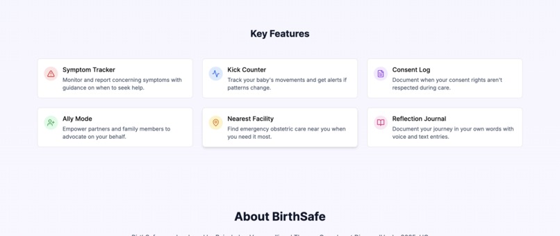 BirthSafe – screenshot 3
