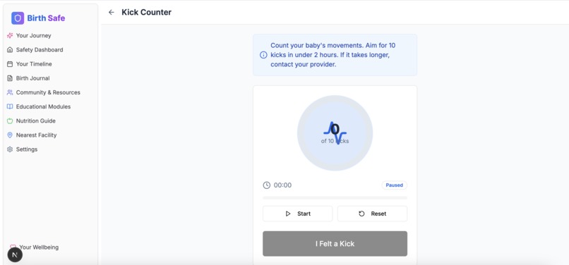 BirthSafe – screenshot 4