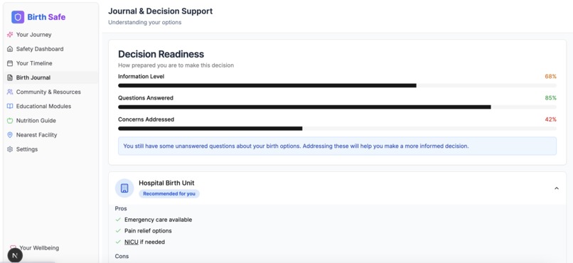 BirthSafe – screenshot 7