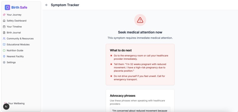BirthSafe – screenshot 8