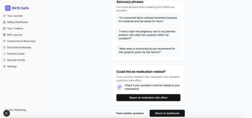 BirthSafe – screenshot 13