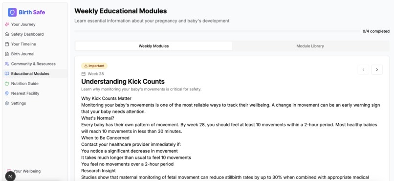 BirthSafe – screenshot 20