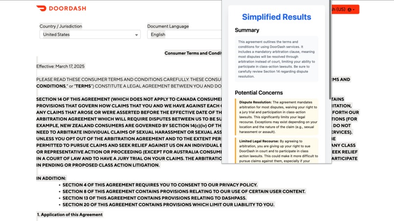 LegalLens AI – screenshot 3