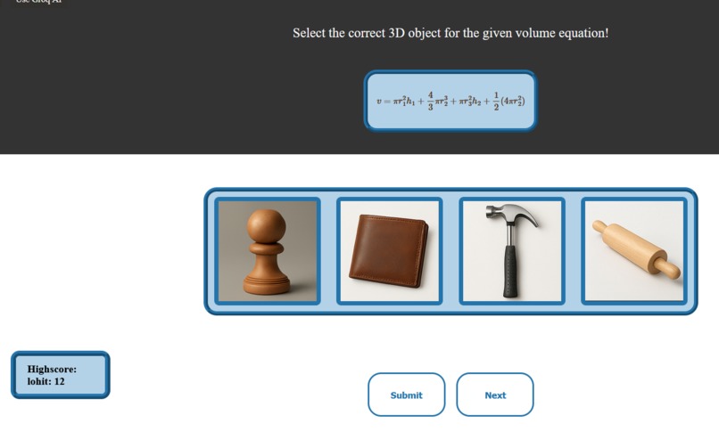 Volume Equation Quiz – screenshot 1