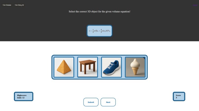 Volume Equation Quiz – screenshot 5