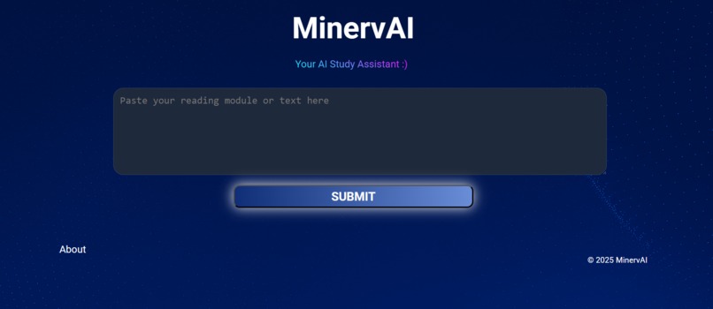 MinervAI – screenshot 2