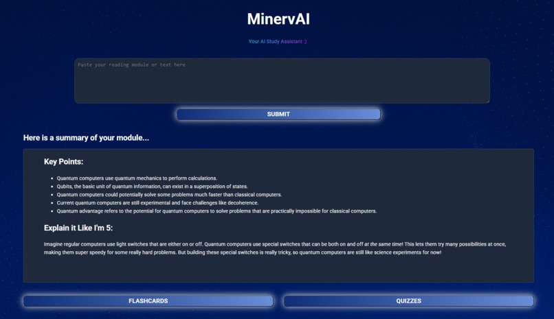 MinervAI – screenshot 3