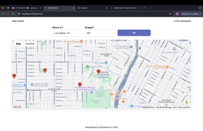 safeStreets – screenshot 4