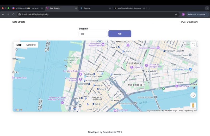 safeStreets – screenshot 6