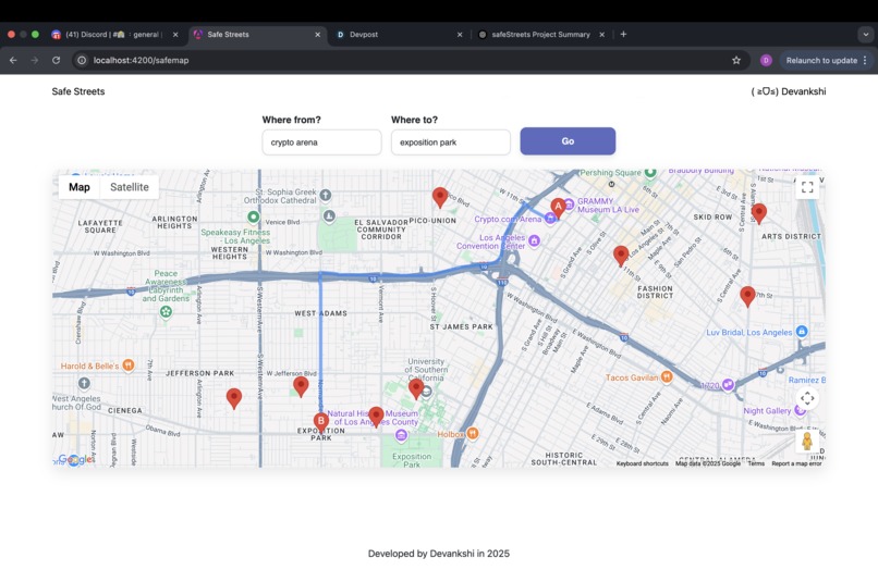 safeStreets – screenshot 7