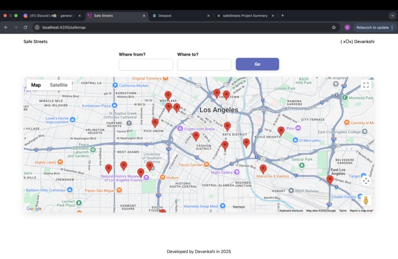 safeStreets – screenshot 8