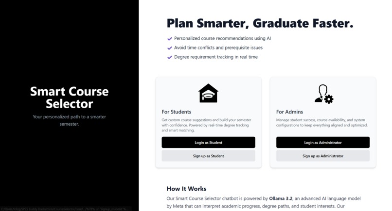 Case 2: Smart Course Selector AI Agent - PH, JH, BH – screenshot 1