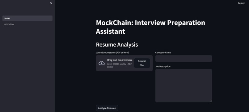 MockChain – screenshot 1