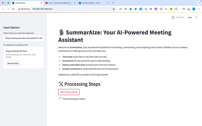 SummarAIze – screenshot 3