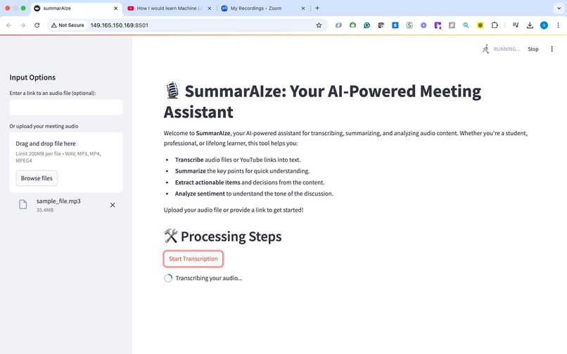 SummarAIze – screenshot 5