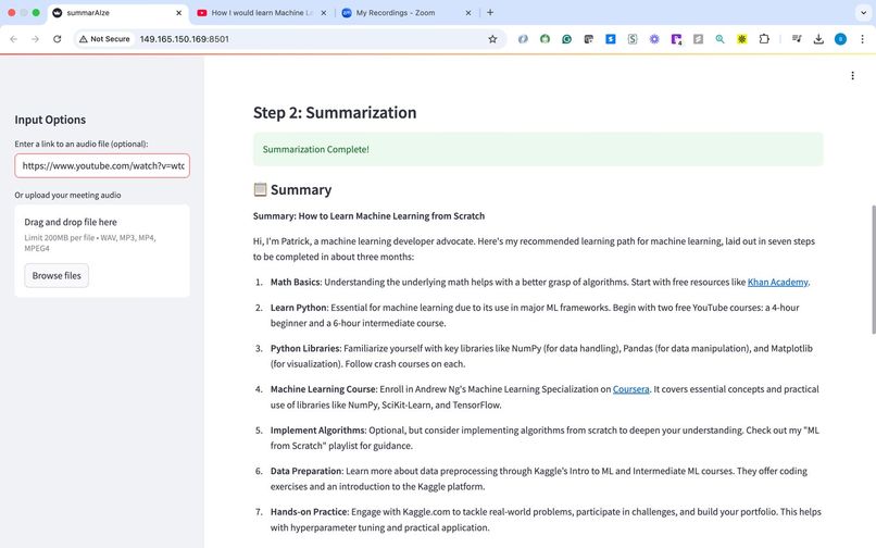 SummarAIze – screenshot 9