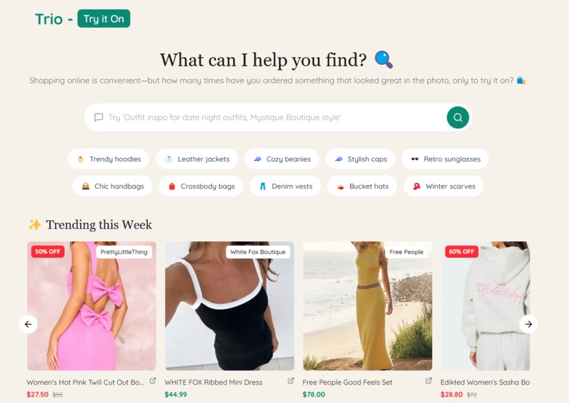 Trio - Try It On – screenshot 1