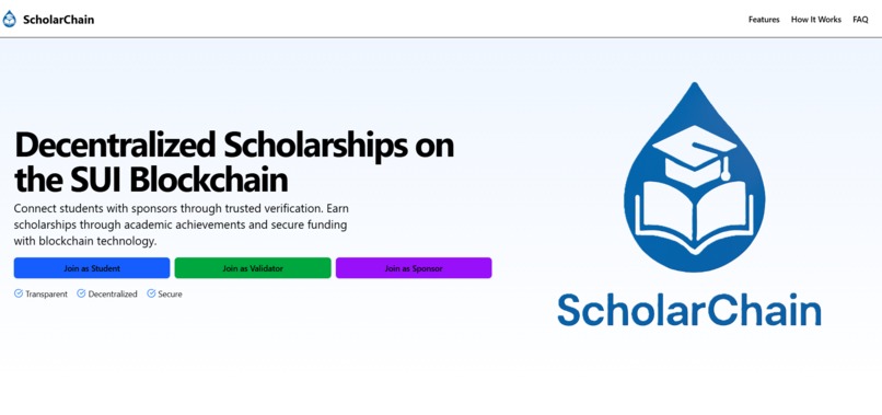 ScholarChain – screenshot 1