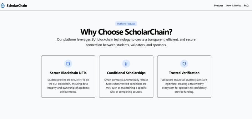 ScholarChain – screenshot 2