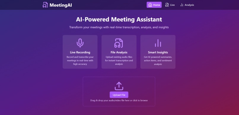 Ai meeting companion – screenshot 1