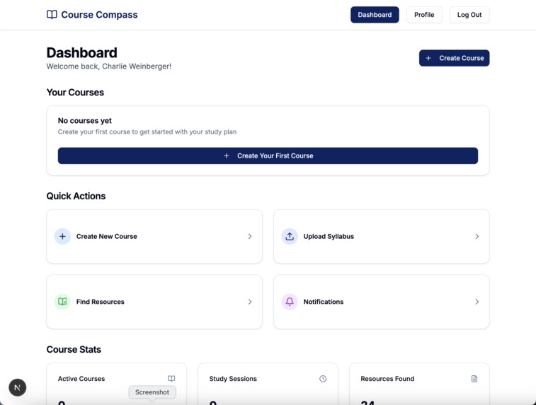 Course Compass – screenshot 2