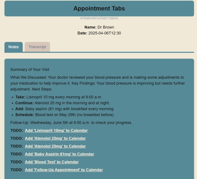 CalenDR – screenshot 1