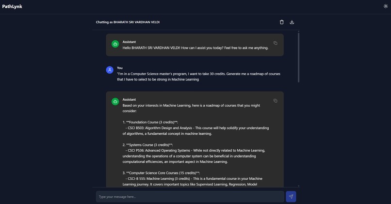 PathLink — Your Personalized Academic Guide – screenshot 1