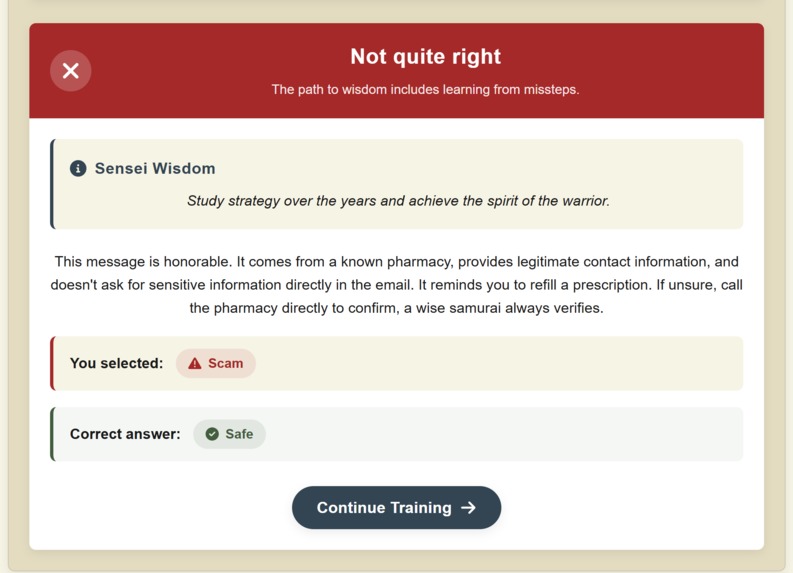 Scamurai: AI-Powered Scam Detection – screenshot 5