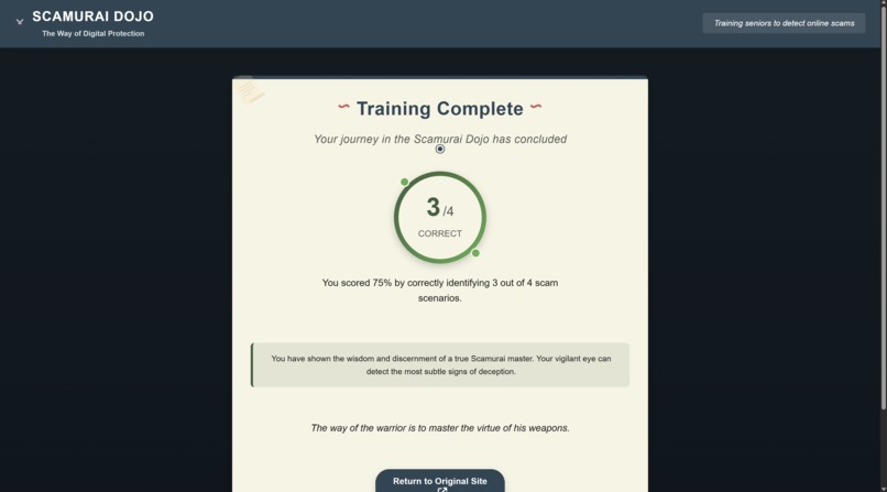Scamurai: AI-Powered Scam Detection – screenshot 7