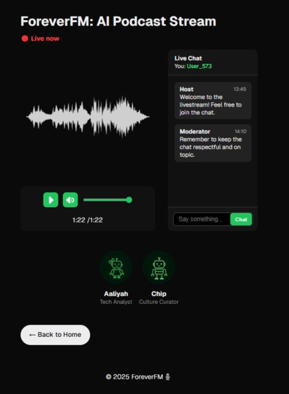 ForeverFM – screenshot 3