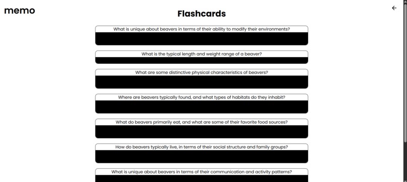 memo – screenshot 1
