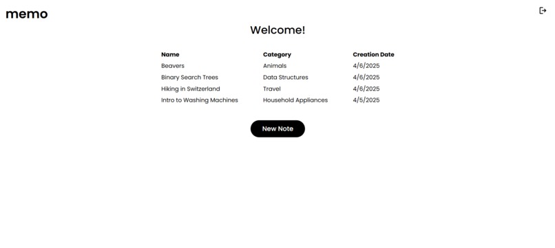 memo – screenshot 4