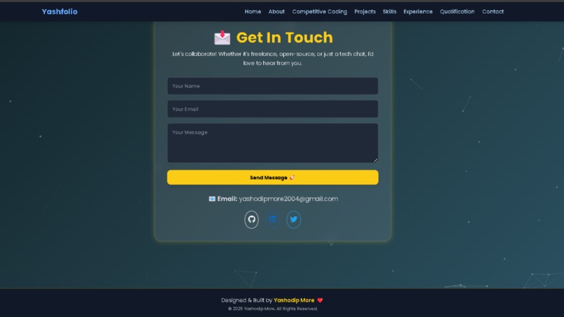 Yashfolio – screenshot 4