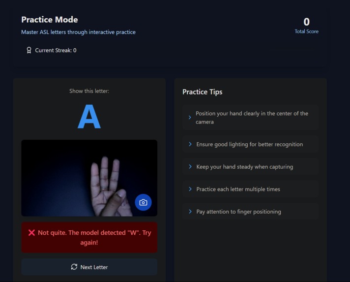 ASL Learning Buddy – screenshot 1