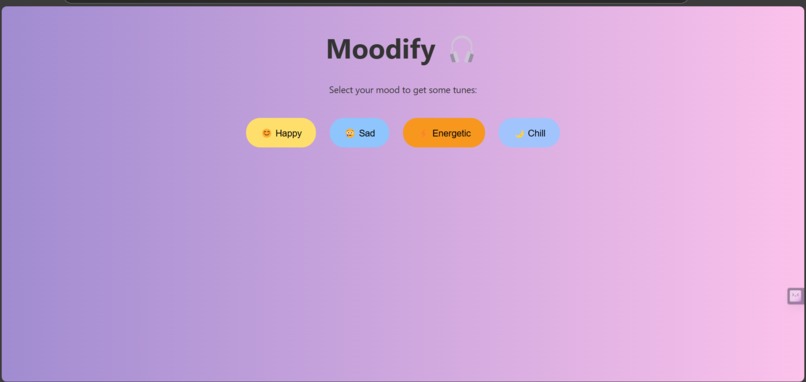 mood predictor – screenshot 1