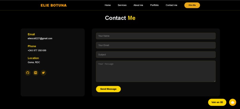 Elie Fortofolio – screenshot 6