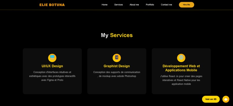 Elie Fortofolio – screenshot 2