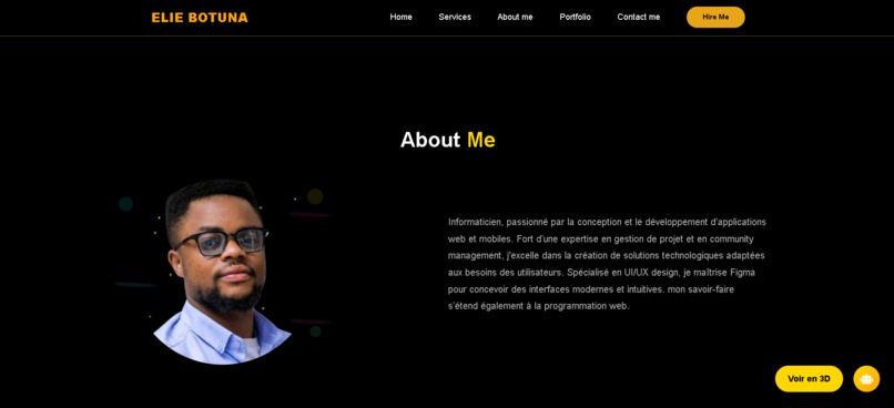 Elie Fortofolio – screenshot 4
