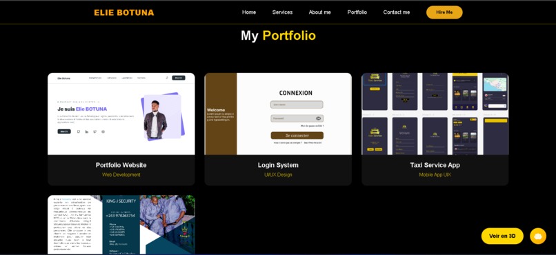 Elie Fortofolio – screenshot 5