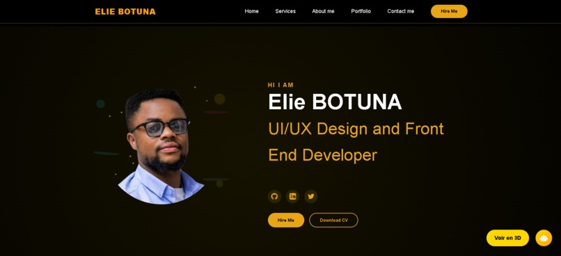 Elie Fortofolio – screenshot 1