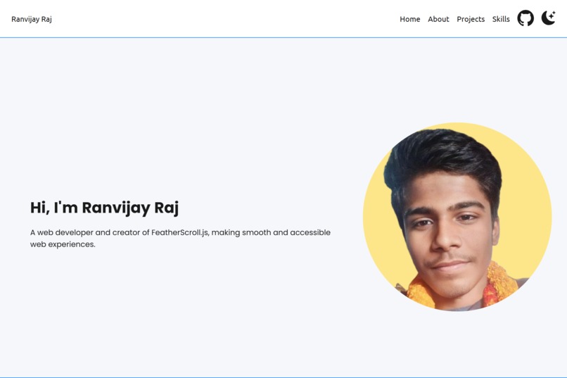 My Portfolio – screenshot 1