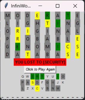 InfiniWordle – screenshot 9