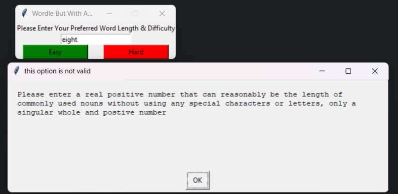 InfiniWordle – screenshot 2