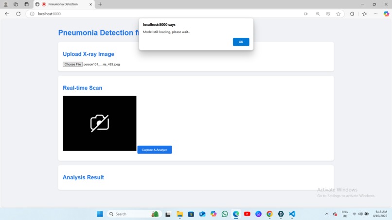 Pneumonia Detector – screenshot 1