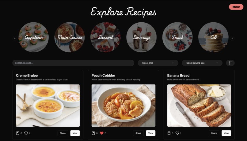 DailyBites – screenshot 1
