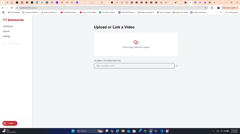 YouTube Summaries – screenshot 1