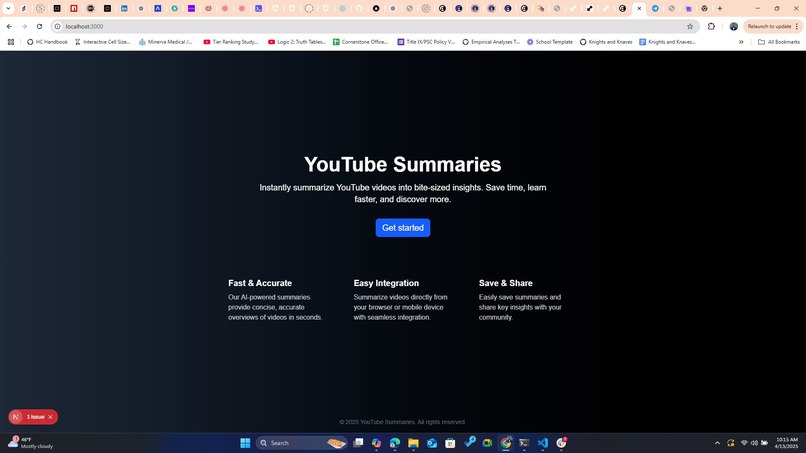 YouTube Summaries – screenshot 3