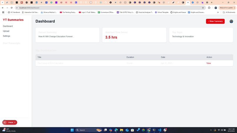 YouTube Summaries – screenshot 4